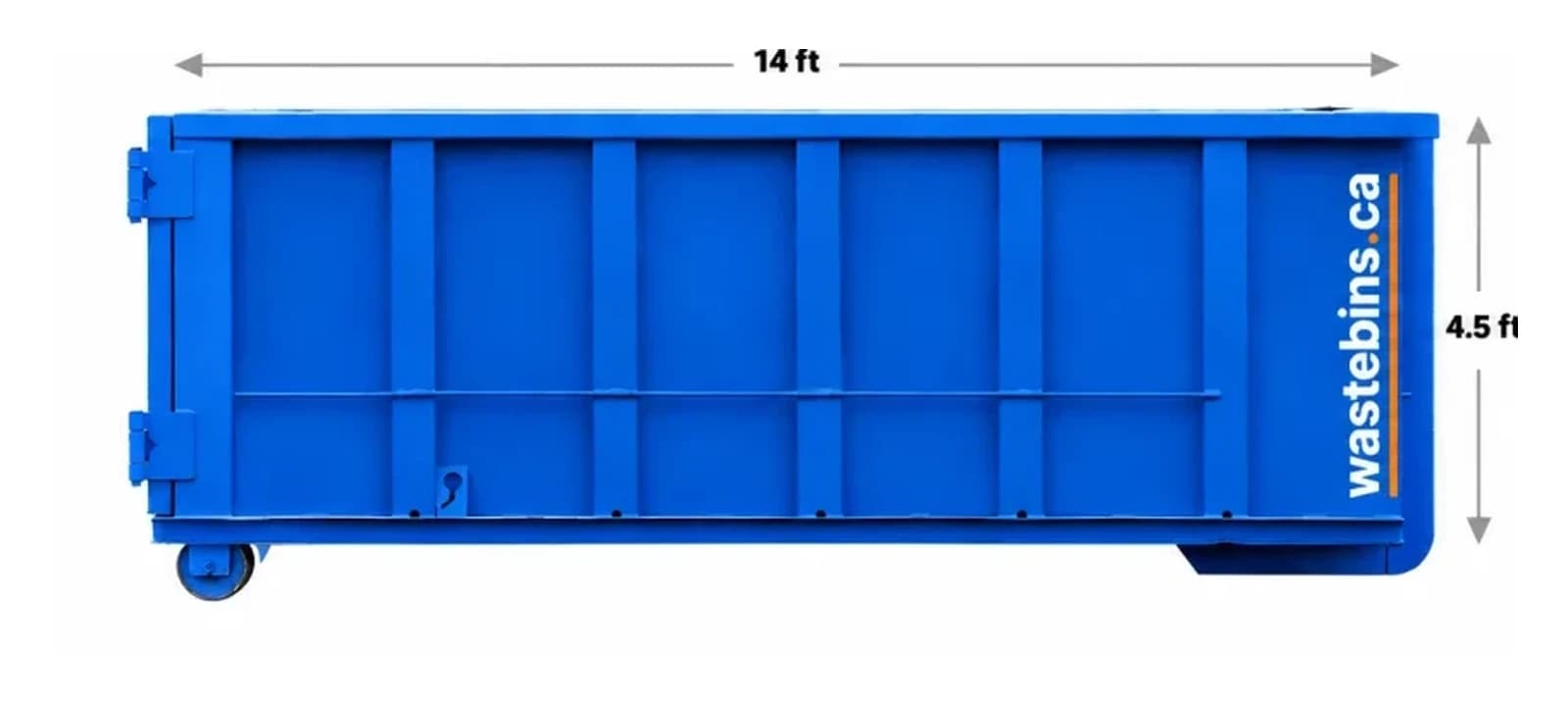 10-yard roll-off dumpster — Wastebins.ca rental fleet