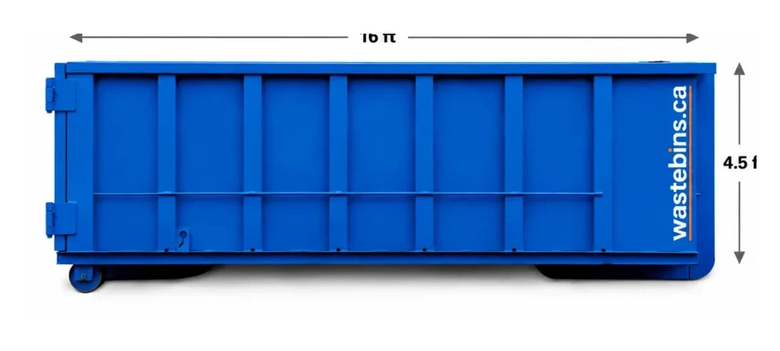 14-yard roll-off dumpster — Wastebins.ca rental fleet