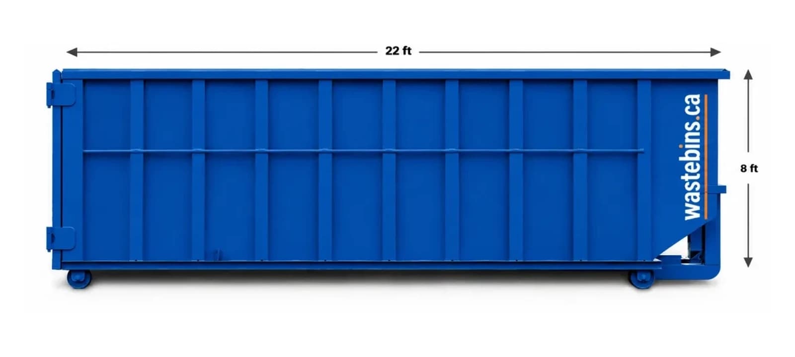 40-yard roll-off dumpster — Wastebins.ca rental fleet