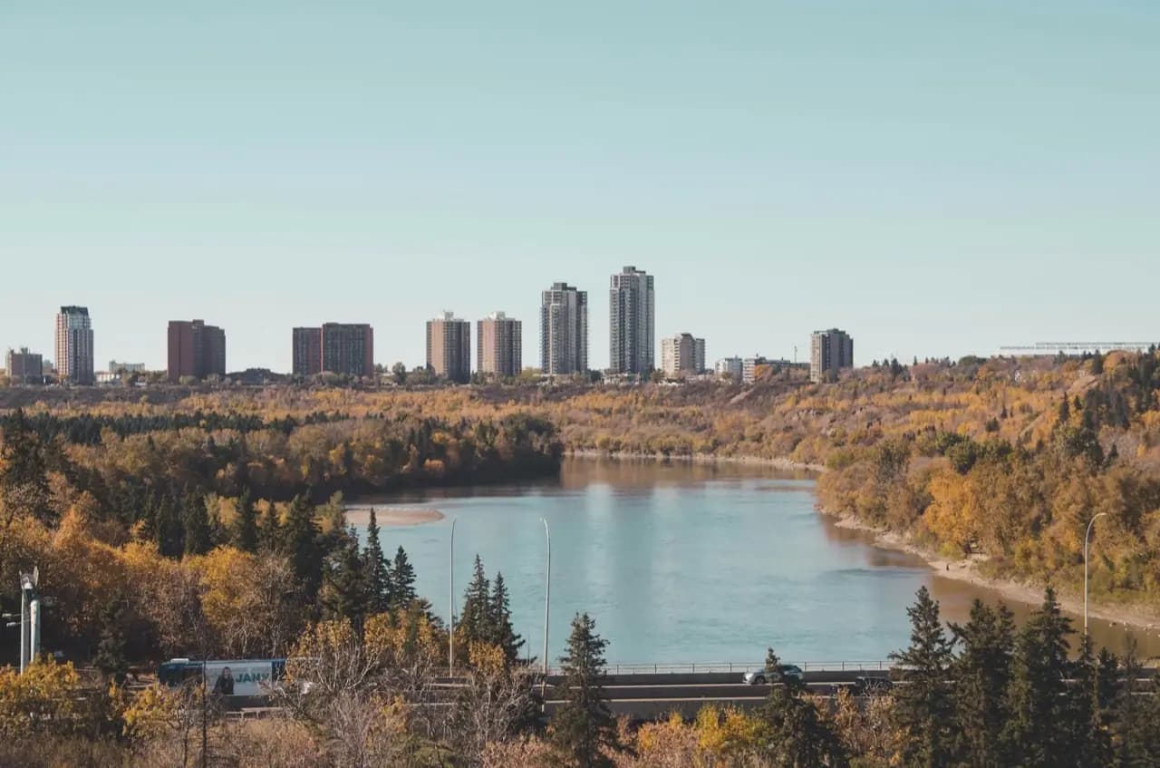 Edmonton, Alberta skyline — dumpster rental and bin sales