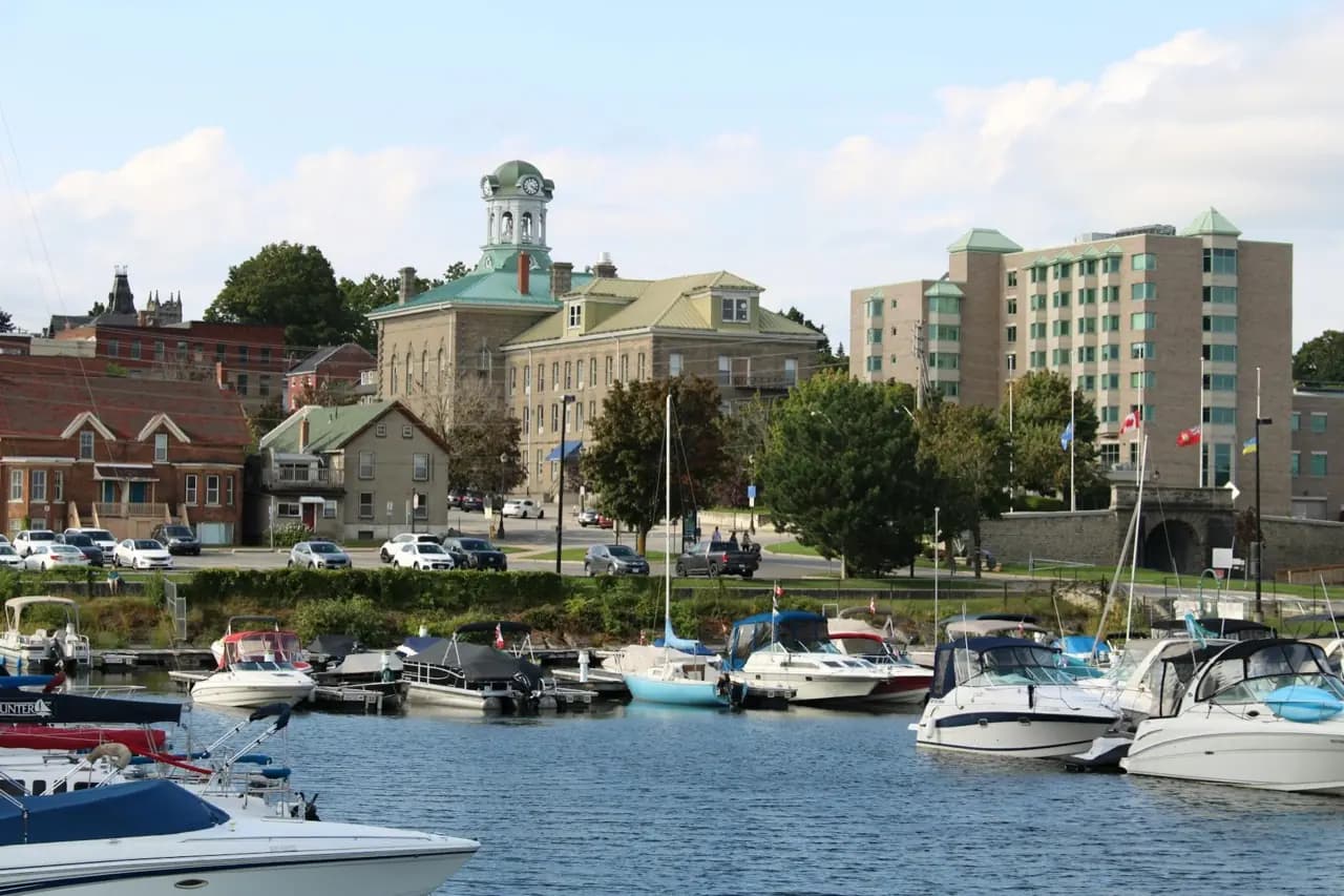 Fredericton, New Brunswick skyline — dumpster rental and bin sales