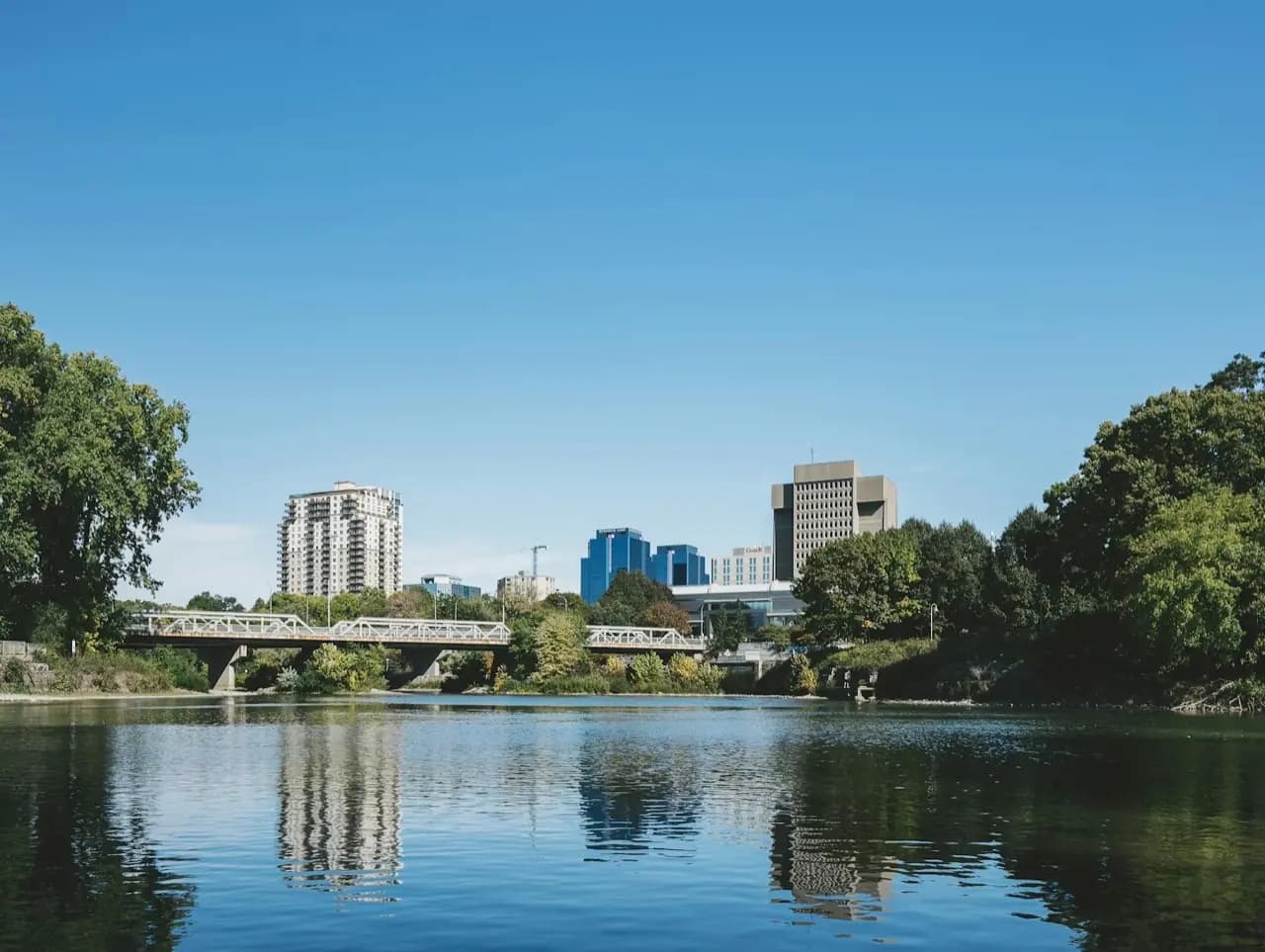 Guelph, Ontario skyline — dumpster rental and bin sales