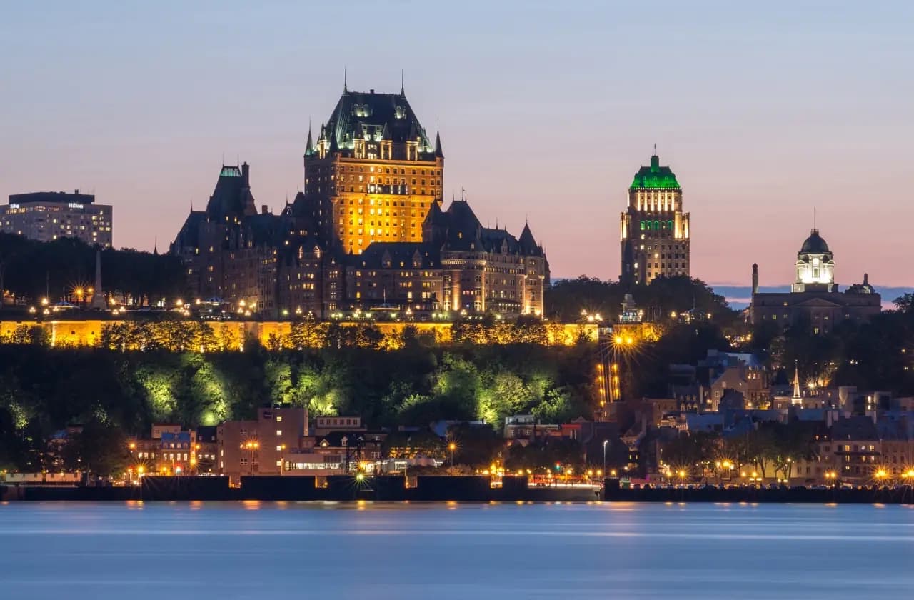 Lévis, Quebec skyline — dumpster rental and bin sales