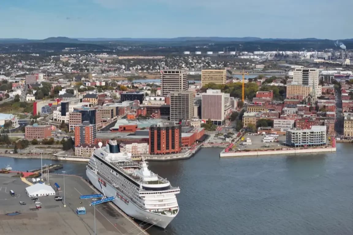Saint John, New Brunswick skyline — dumpster rental and bin sales