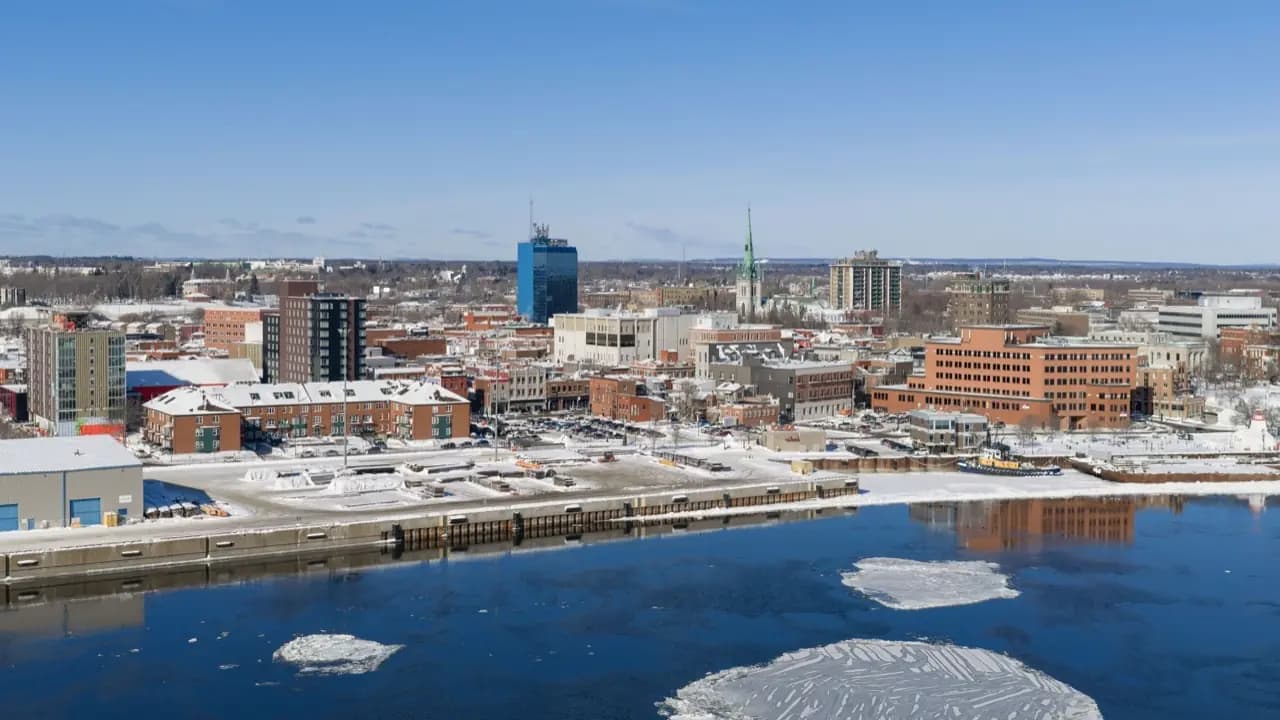 Trois-Rivières, Quebec skyline — dumpster rental and bin sales